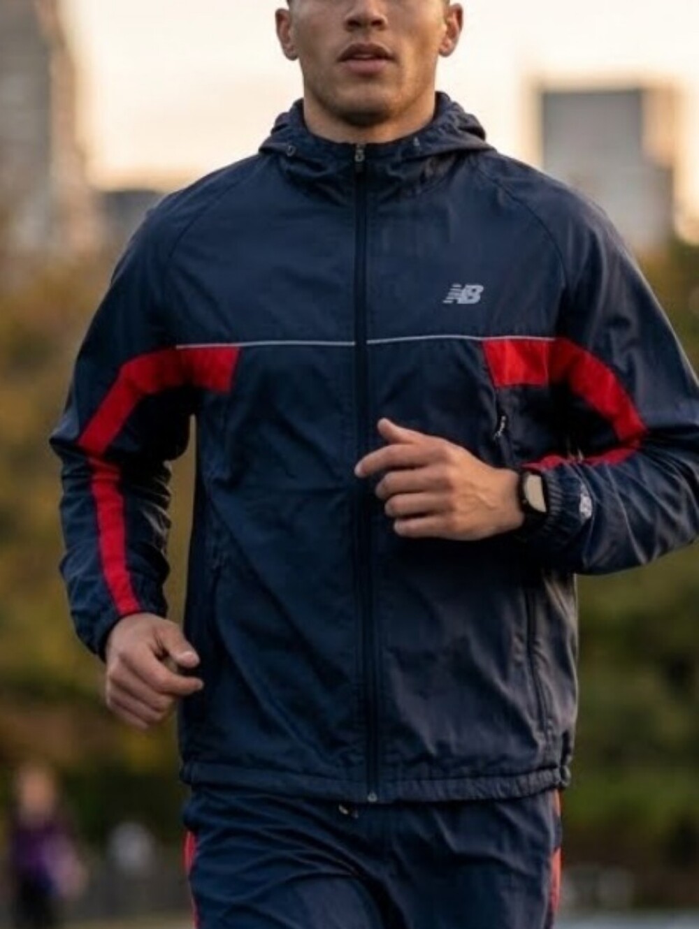 New Balance Men's Rain Zip up Winbreaker Jacket size XL